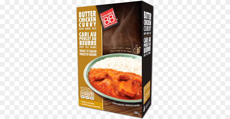 Butter Chicken Curry Gulai, Food, Advertisement, Poster, Ketchup Free Transparent Png