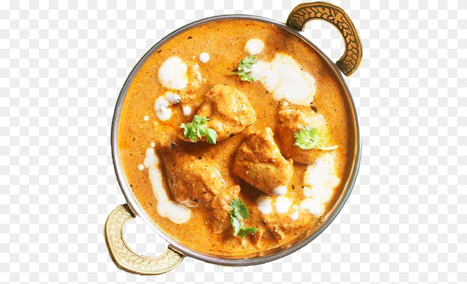 Butter Chicken Indian Food, Curry, Food Presentation, Meat, Mutton Free Png Download