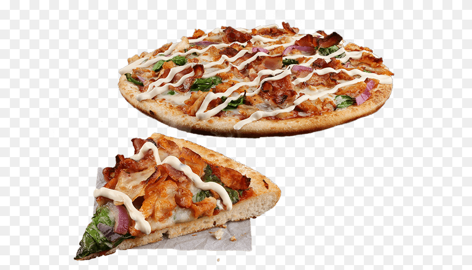 Butter Chicken Pizza Dominos Garlic Chicken And Bacon Ranch Dominos, Food, Food Presentation, Sandwich Free Png
