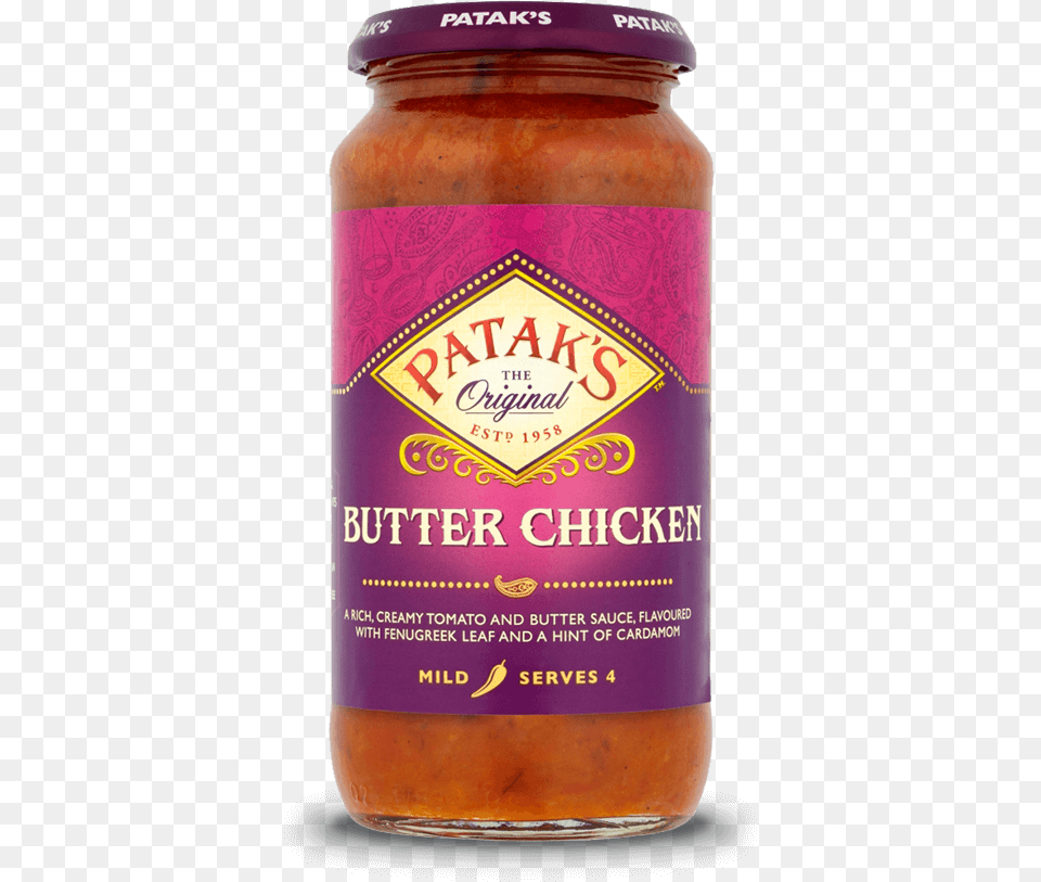 Butter Chicken Sauce Pataks Butter Chicken, Food, Ketchup, Relish, Pickle Png