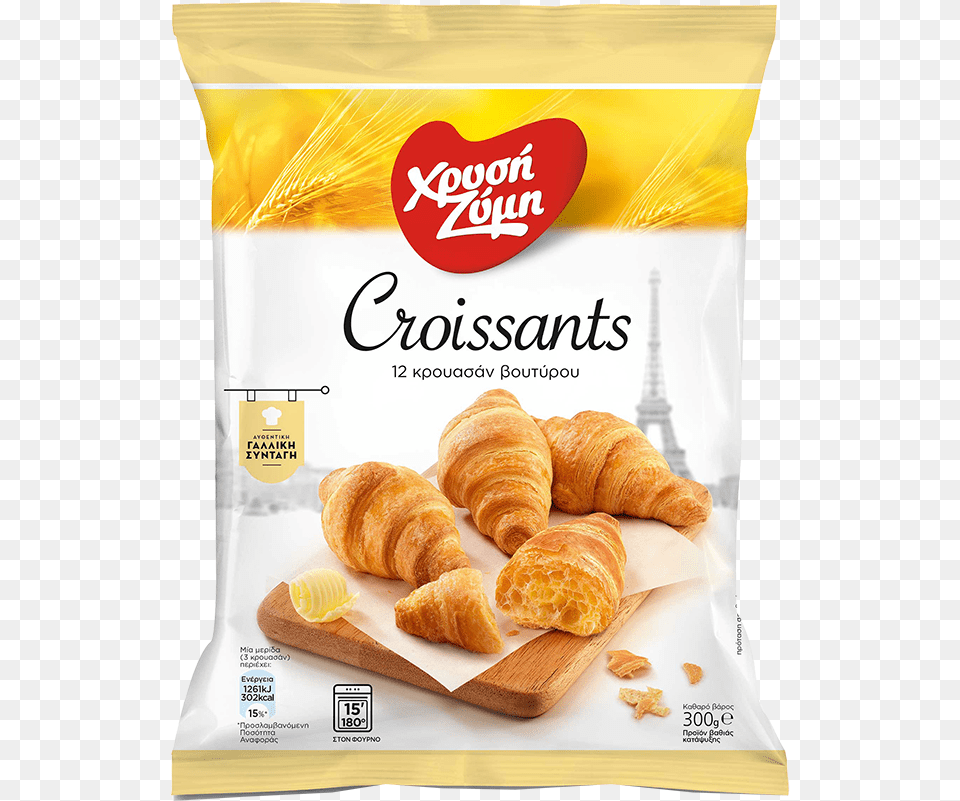 Butter Croissants Croissant, Bread, Food Free Transparent Png