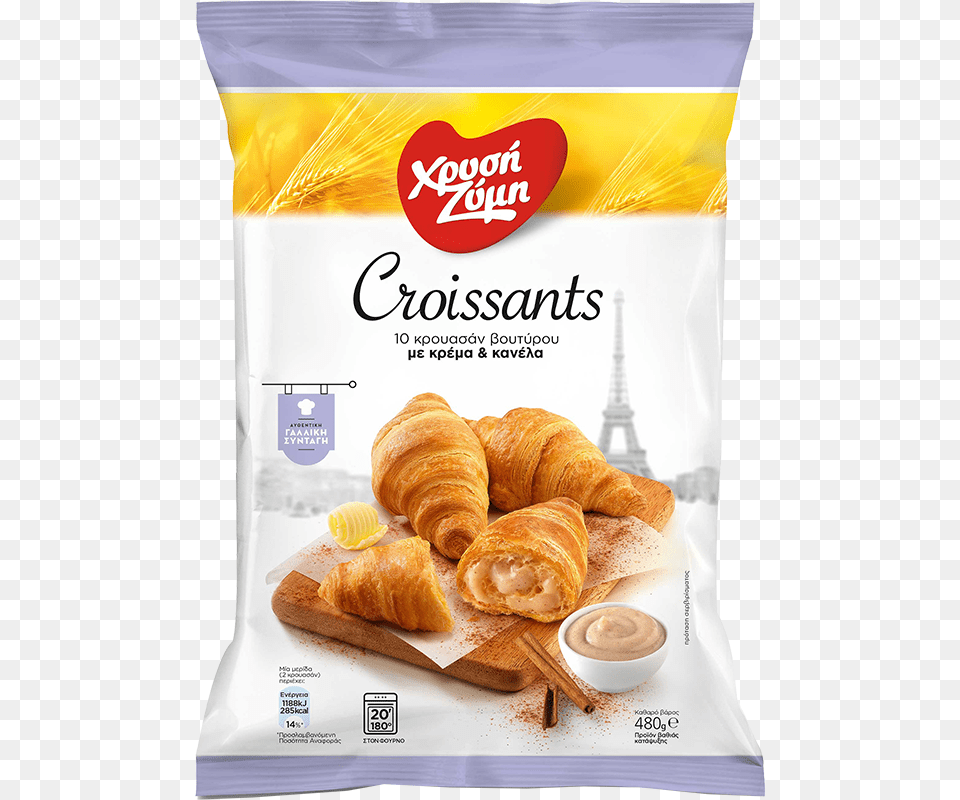 Butter Croissants With Cinnamon, Croissant, Food, Beverage, Coffee Free Png