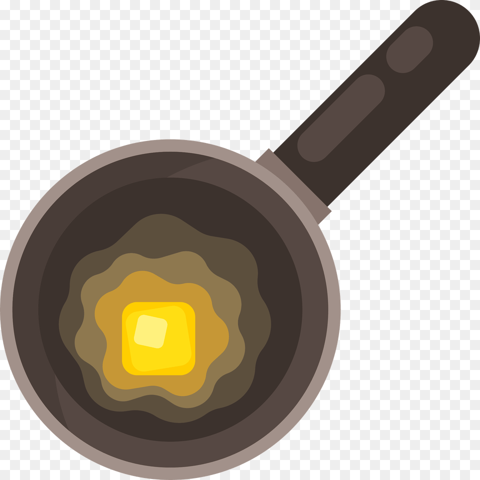 Butter In A Pan Clipart, Cooking Pan, Cookware, Frying Pan, Smoke Pipe Png