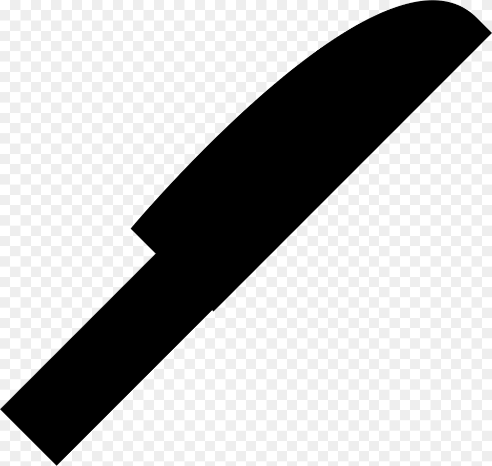 Butter Knife, Silhouette Free Png