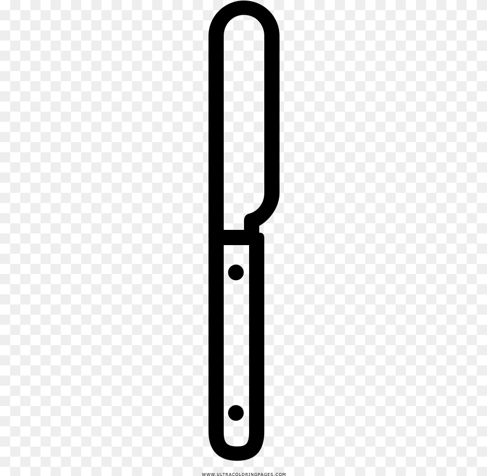 Butter Knife Coloring, Gray Free Transparent Png