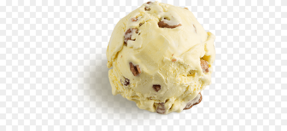Butter Pecan Ice Cream Scooped Butterscotch Ice Cream Scoop, Dessert, Food, Ice Cream, Frozen Yogurt Free Transparent Png