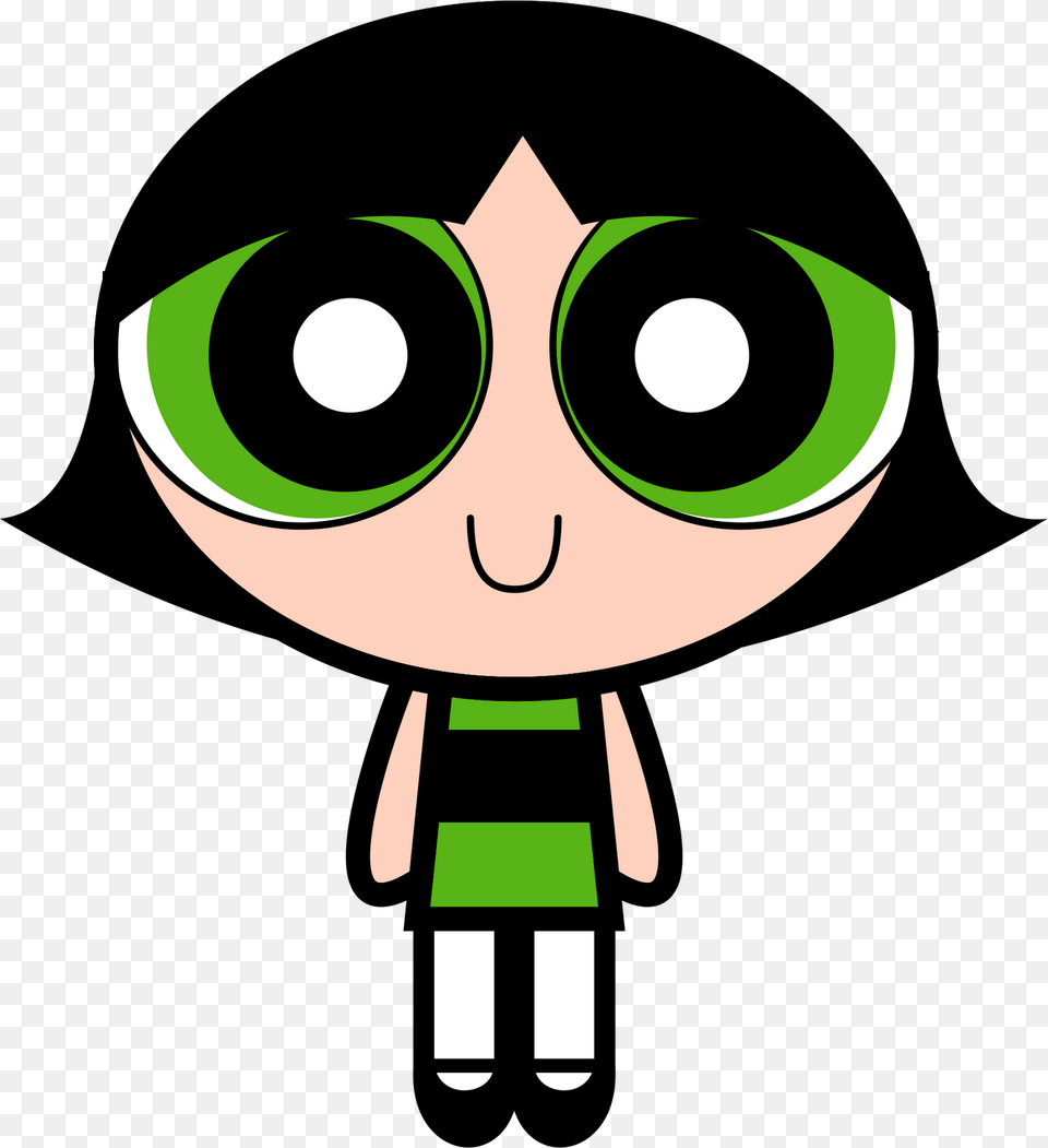 Buttercup Power Puff Girl Face Free Png