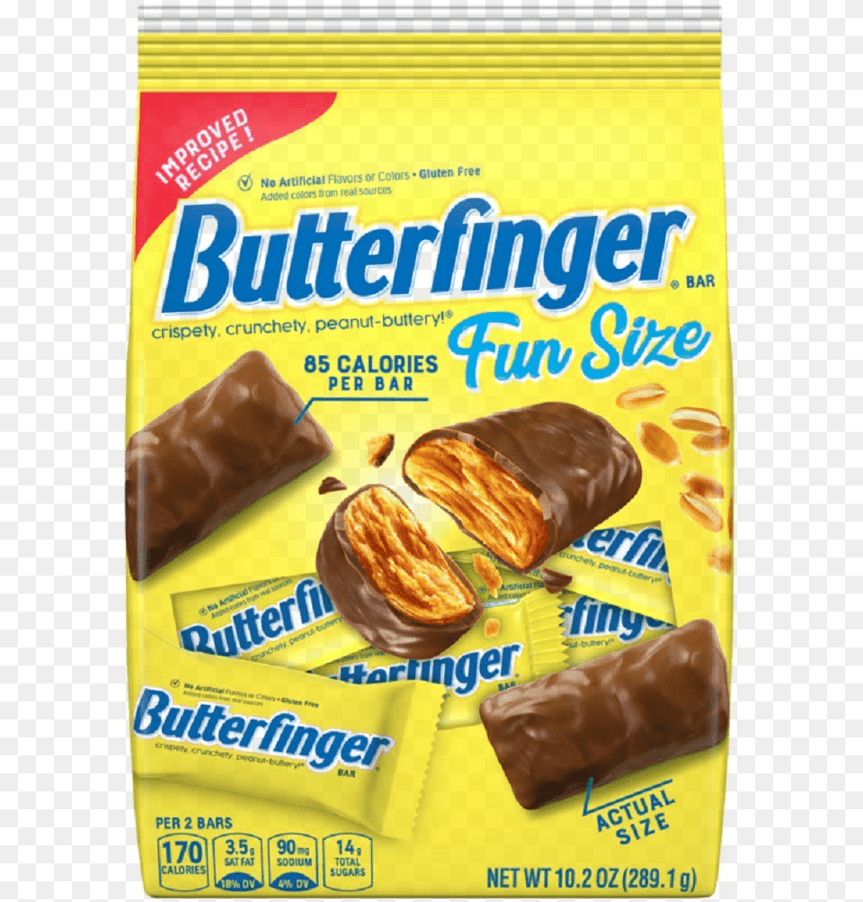 Butterfinger Candy Bar Fun Size Bag Buy Groceries Online Butterfinger Fun Size, Food, Sweets, Bread Png Image