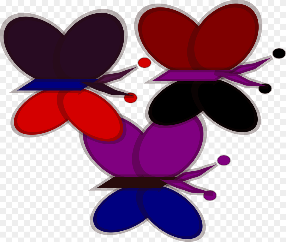 Butterflies, Art, Floral Design, Graphics, Pattern Png Image