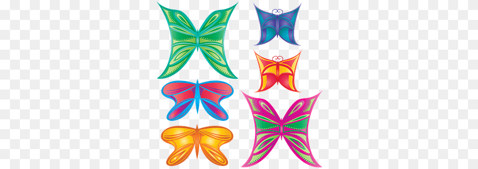 Butterflies Light, Neon Png