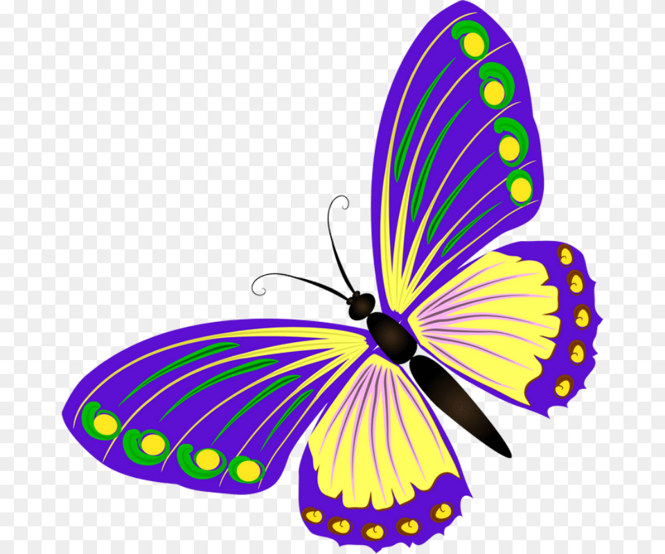 Butterflies Butterfly Clip Art Watercolor Cards Babochka Kartinka Bez Fona, Purple, Animal, Insect, Invertebrate Png Image