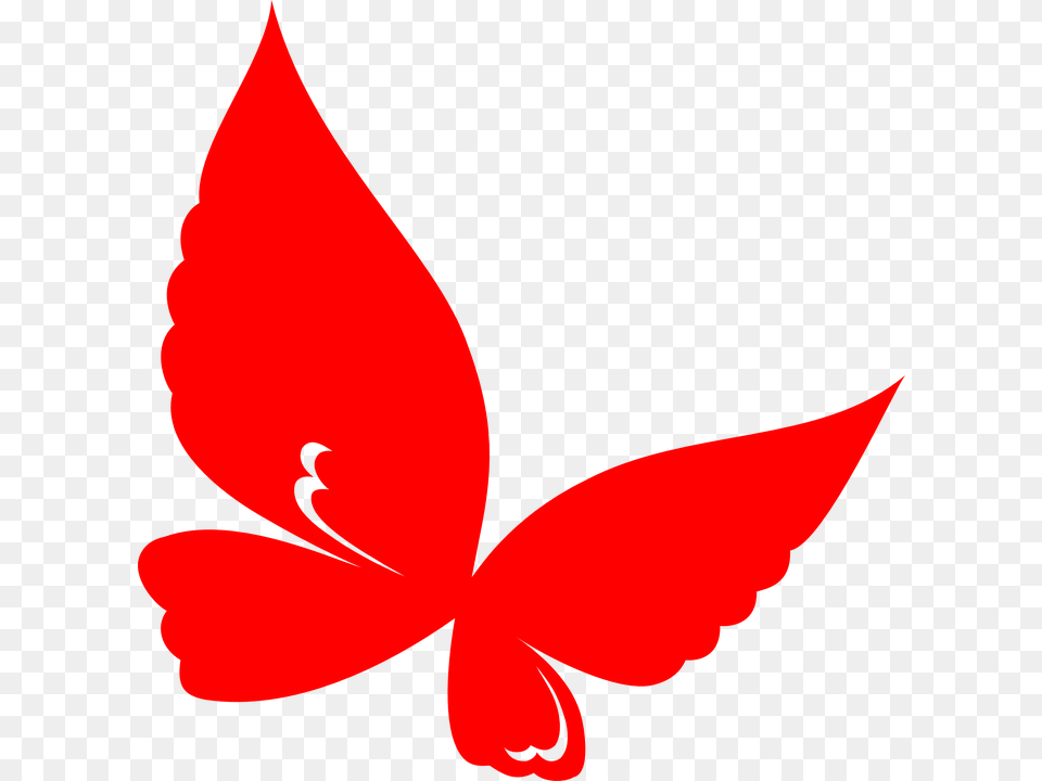 Butterflies Clipart Red Red Butterfly Clip Art, Leaf, Plant, Flower, Petal Free Transparent Png