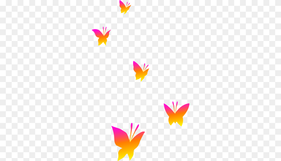 Butterflies On Transparent Background Iphone, Flower, Petal, Plant, Art Free Png Download