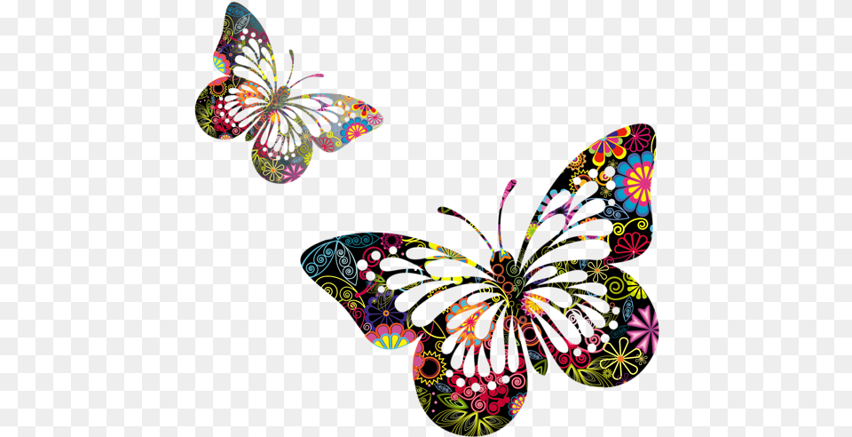 Butterflies Vector Picture Monogramonline Inc Pillow Case, Art, Floral Design, Graphics, Pattern Png