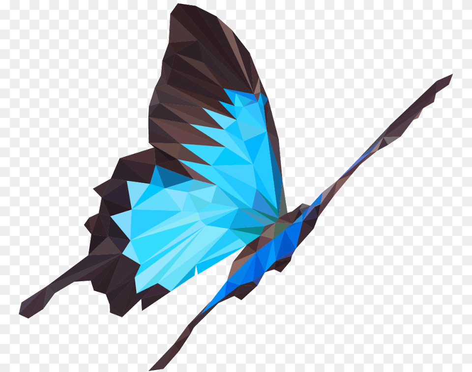 Butterfly 0 Origami Animation Studio Butterfly Low Poly, Toy Free Transparent Png