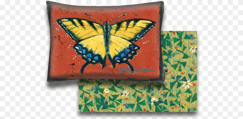 Butterfly, Cushion, Home Decor, Art Png Image