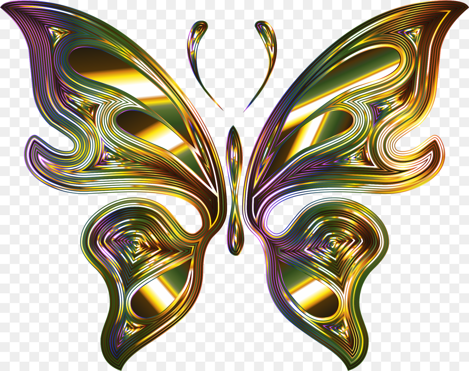 Butterfly 14 No Background Background Gold Gold Butterfly Images With Background, Art, Graphics, Pattern, Accessories Free Png