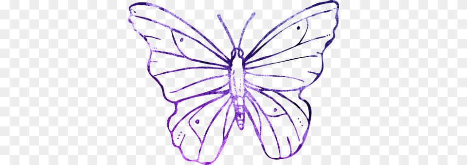Butterfly Purple, Art, Crystal, Accessories Free Png Download