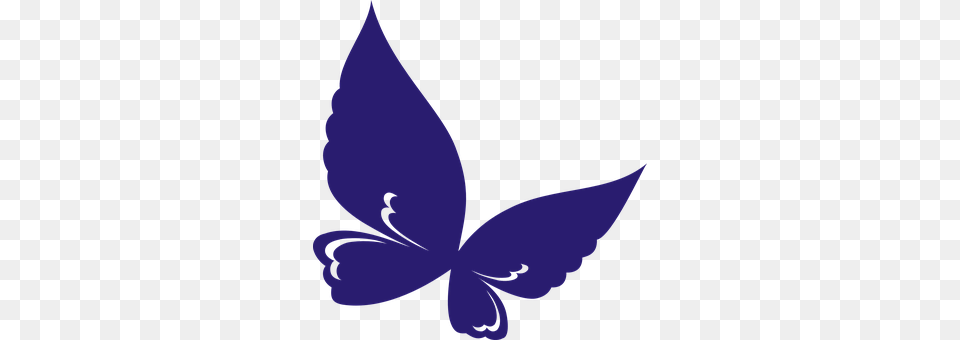 Butterfly Leaf, Plant, Silhouette Free Png
