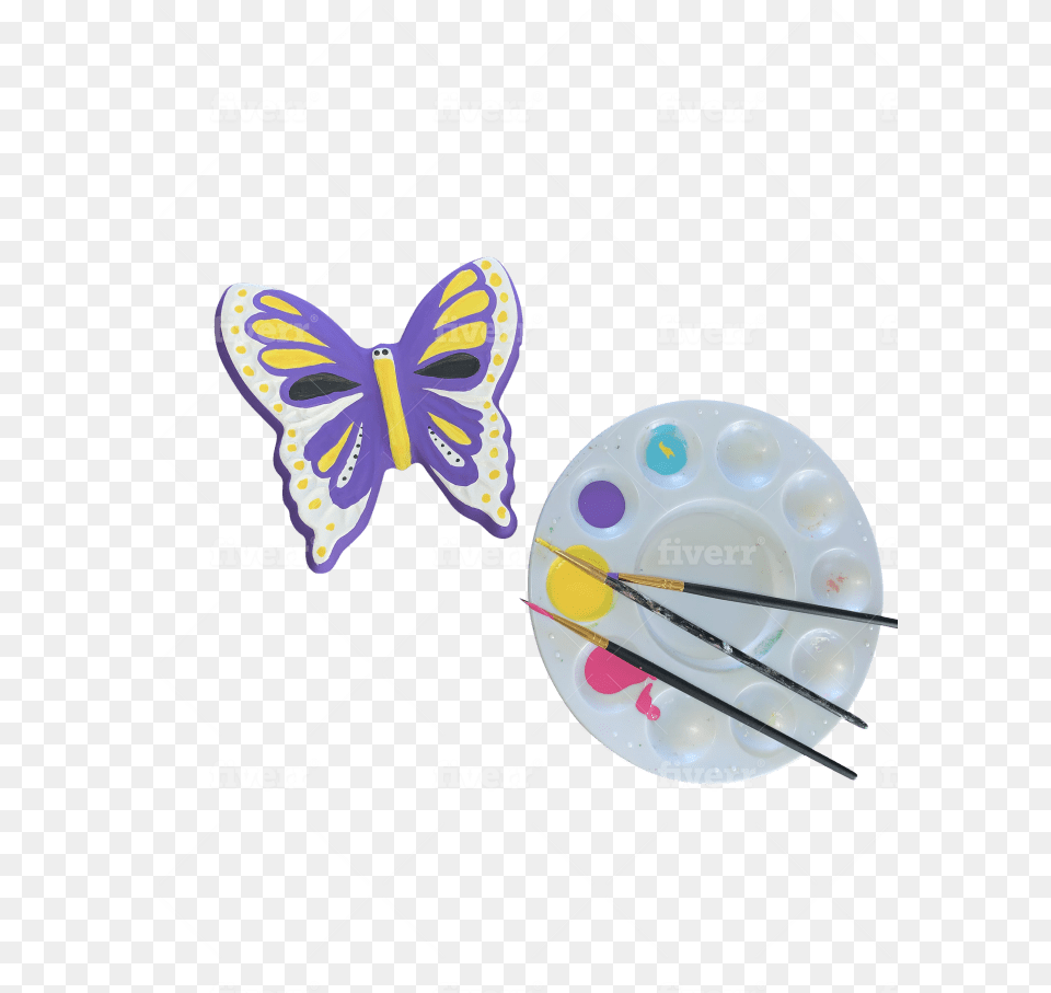 Butterfly, Paint Container, Arrow, Weapon, Palette Free Png