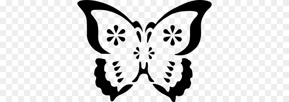 Butterfly Gray Free Png Download
