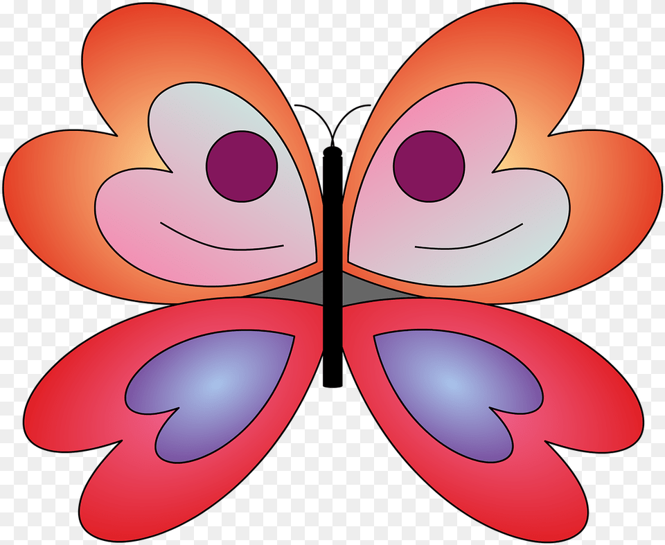 Butterfly, Art, Graphics, Pattern Free Png