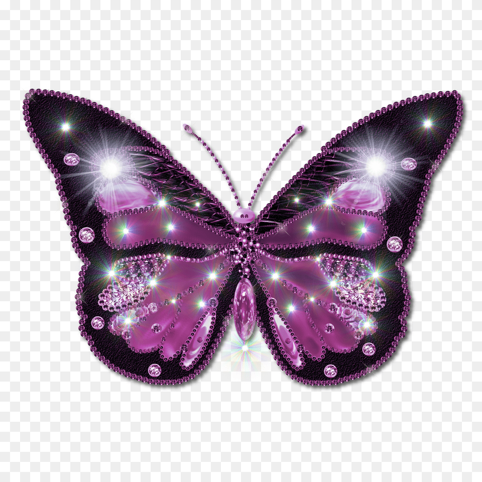 Butterfly, Art, Graphics, Purple, Accessories Png Image