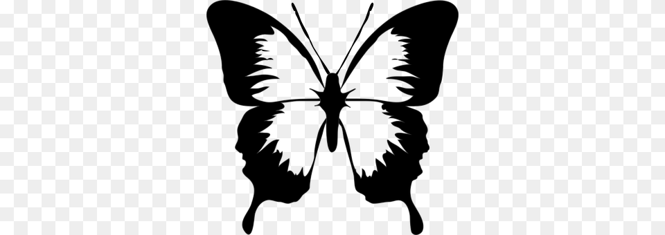 Butterfly Silhouette, Stencil, Person Free Transparent Png