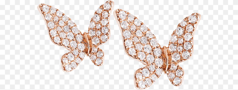 Butterfly, Accessories, Diamond, Earring, Gemstone Free Transparent Png
