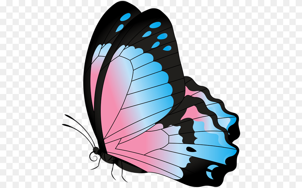 Butterfly Blue Pink Transparent Clip Art Gallery, Animal, Insect, Invertebrate, Ammunition Png