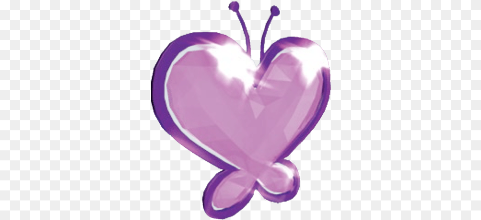 Butterfly Booster Heart, Balloon, Purple, Clothing, Hardhat Png Image