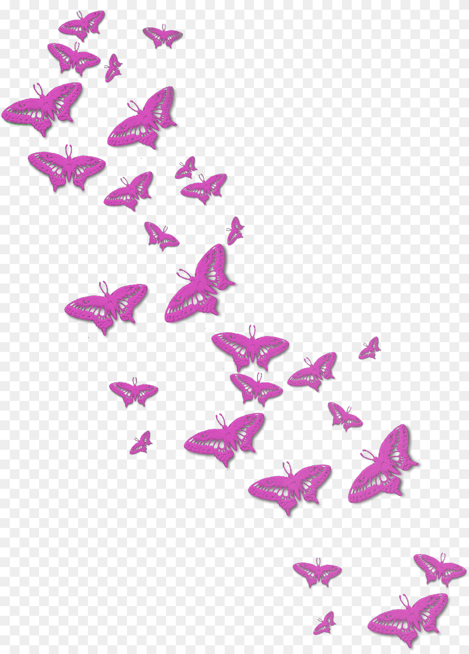 Butterfly Butterflies Mariposas Ftestickers Sticker Flores En Para Boda, Purple, Pattern, Flower, Plant Png Image