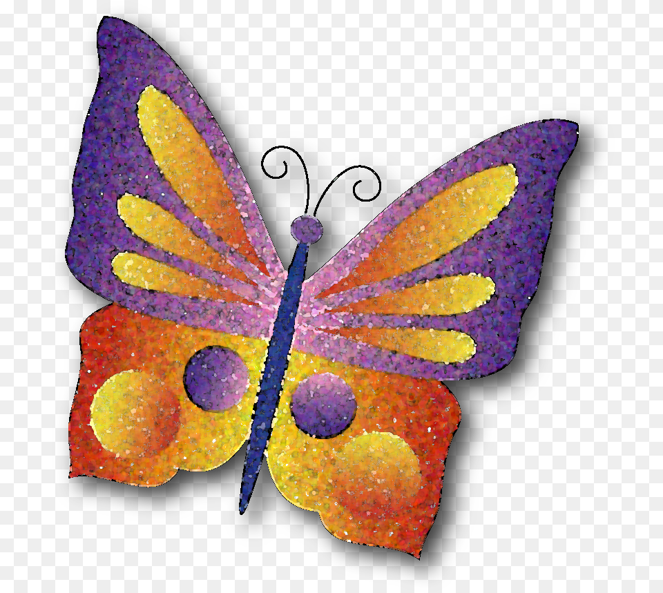 Butterfly Butterfly In Point, Art, Animal, Dragonfly, Insect Free Png Download