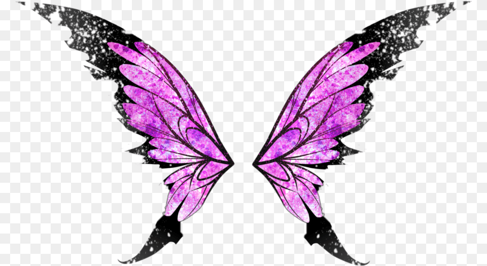 Butterfly Butterflywings Wings Angel Angelwings Background Fairy Wings Leaf, Plant, Purple, Accessories Free Transparent Png