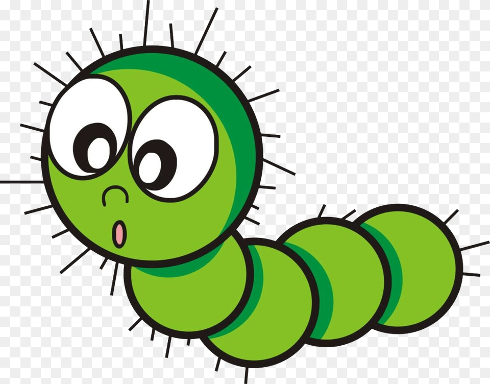 Butterfly Cartoon Cute Transprent Cute Caterpillar, Green, Ball, Sport, Tennis Png Image