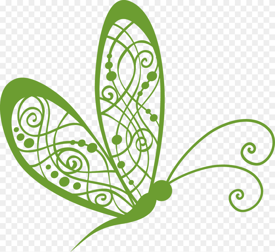 Butterfly Clip Art, Floral Design, Graphics, Green, Pattern Free Png
