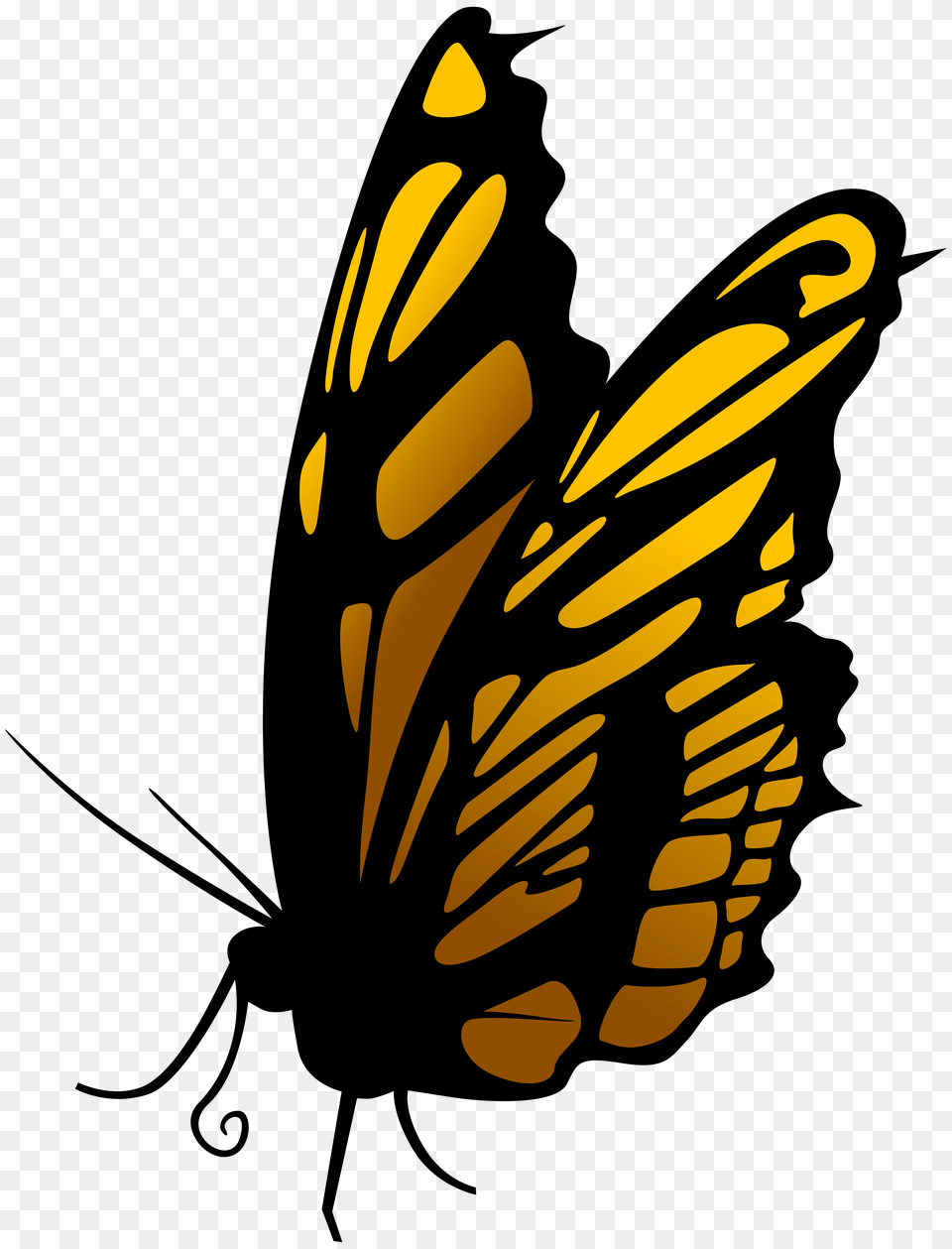 Butterfly Clip Art, Animal, Insect, Invertebrate, Monarch Png Image