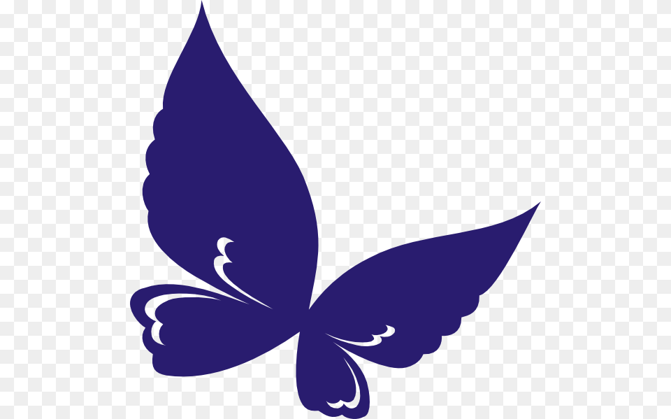 Butterfly Clip Art At Clker Butterfly Flying Vector, Leaf, Plant, Stencil, Silhouette Free Transparent Png