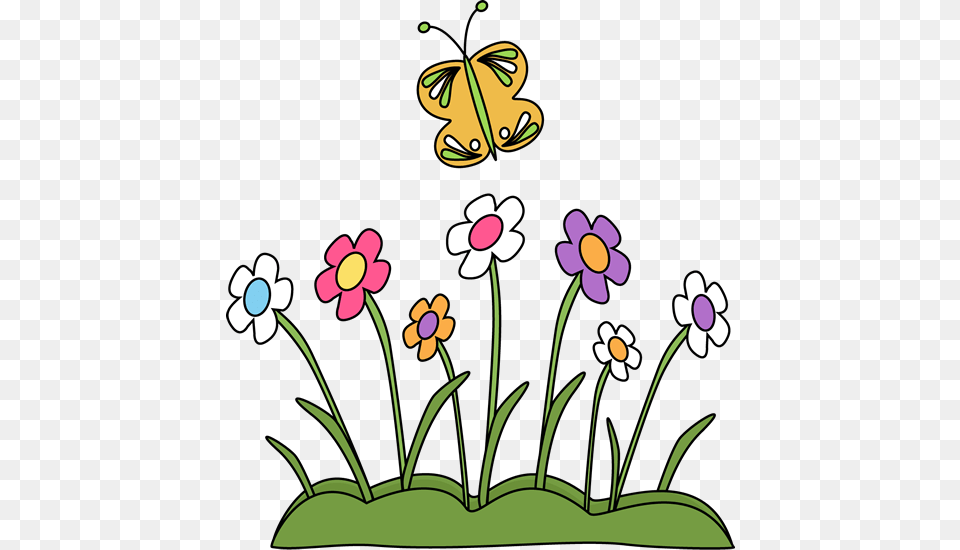 Butterfly Clip Art Images And Flowers Clipart Of Spring Season, Floral Design, Graphics, Pattern, Flower Free Transparent Png