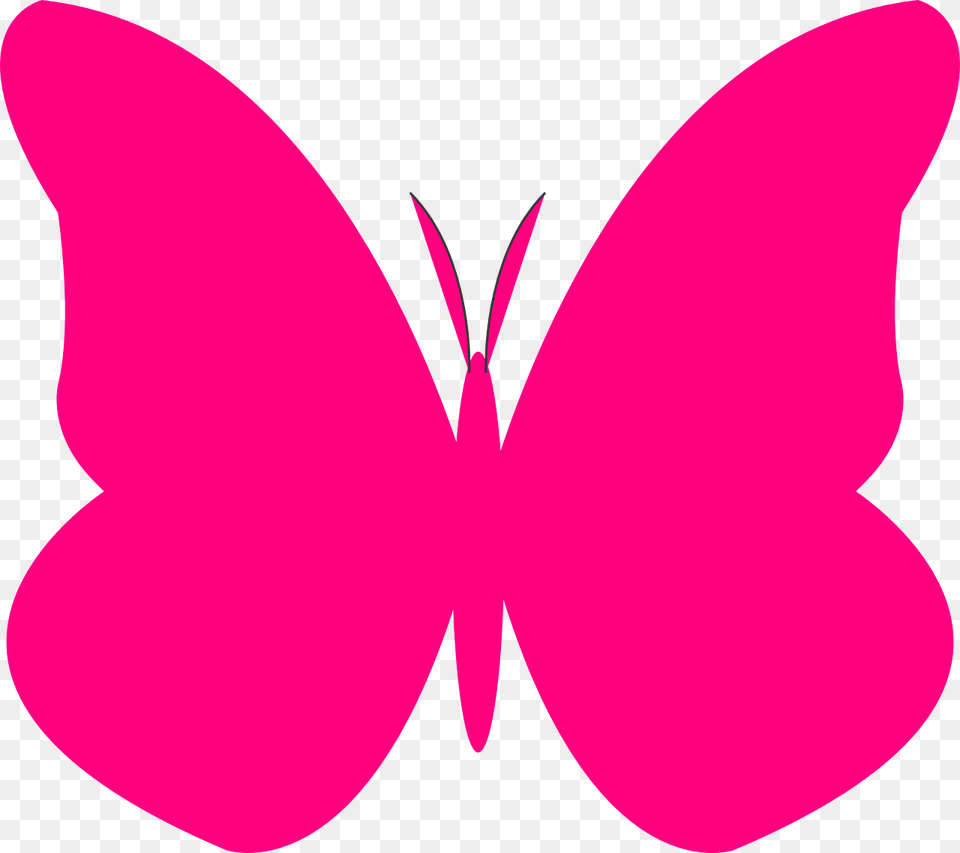 Butterfly Clip Art Pink, Flower, Petal, Plant, Animal Free Transparent Png