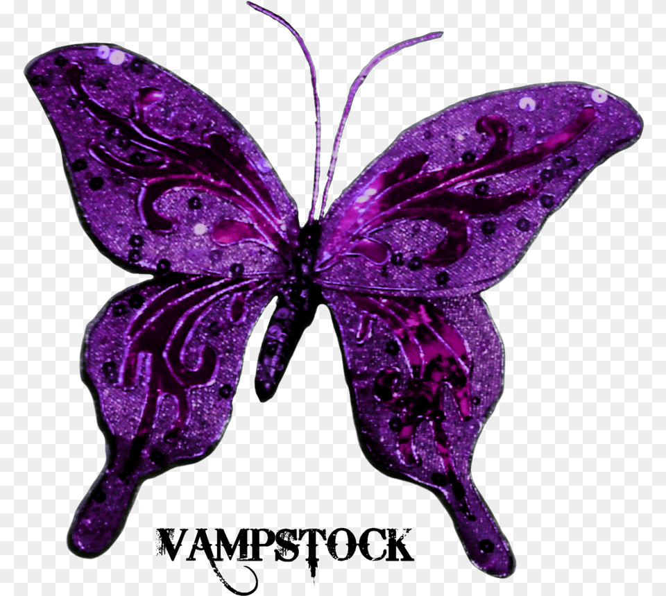 Butterfly Clip Art Purple Sparkly Butterfly Animated, Accessories, Plant Png