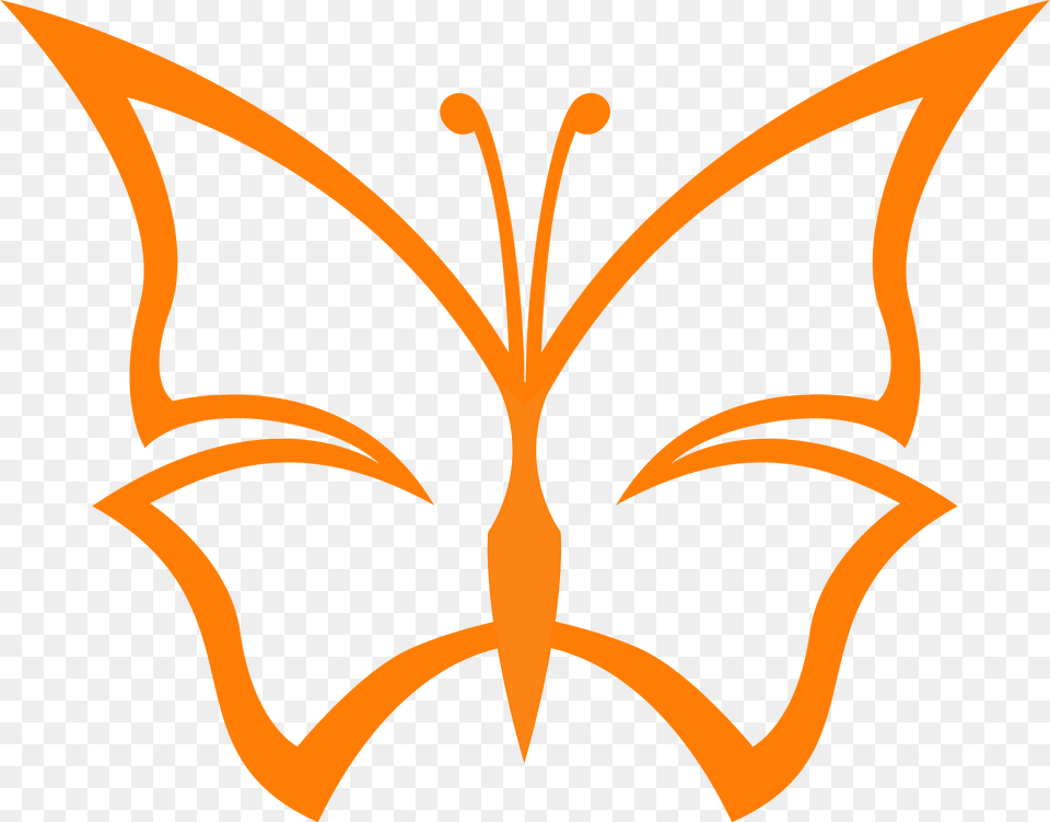 Butterfly Clipart, Logo, Symbol, Emblem Free Transparent Png