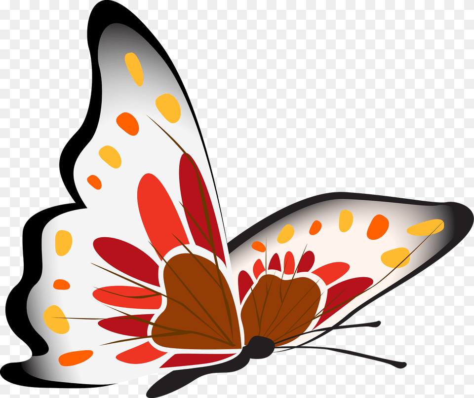 Butterfly Clipart, Anther, Flower, Petal, Plant Free Transparent Png