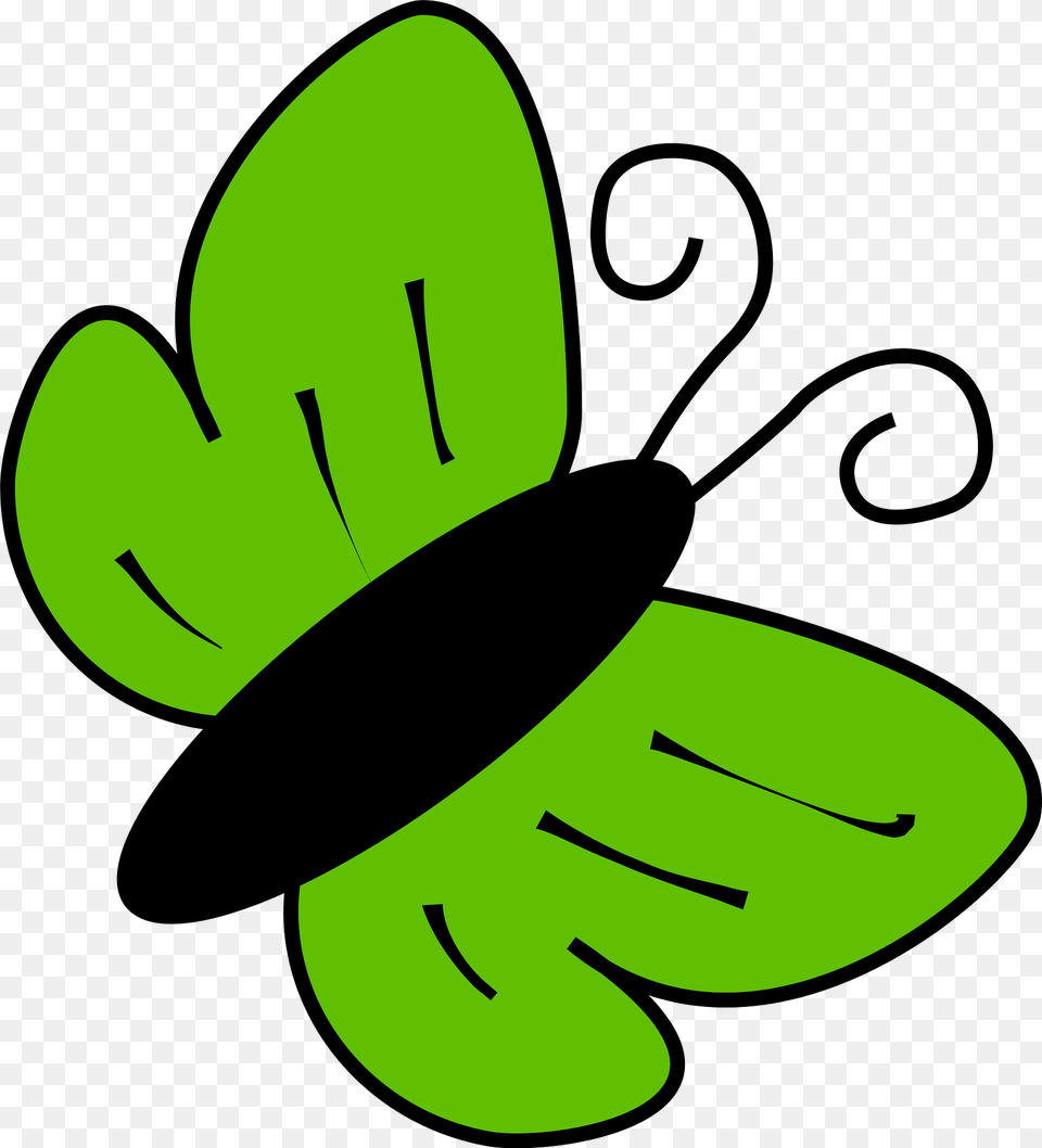 Butterfly Clipart, Green, Leaf, Plant, Food Free Transparent Png