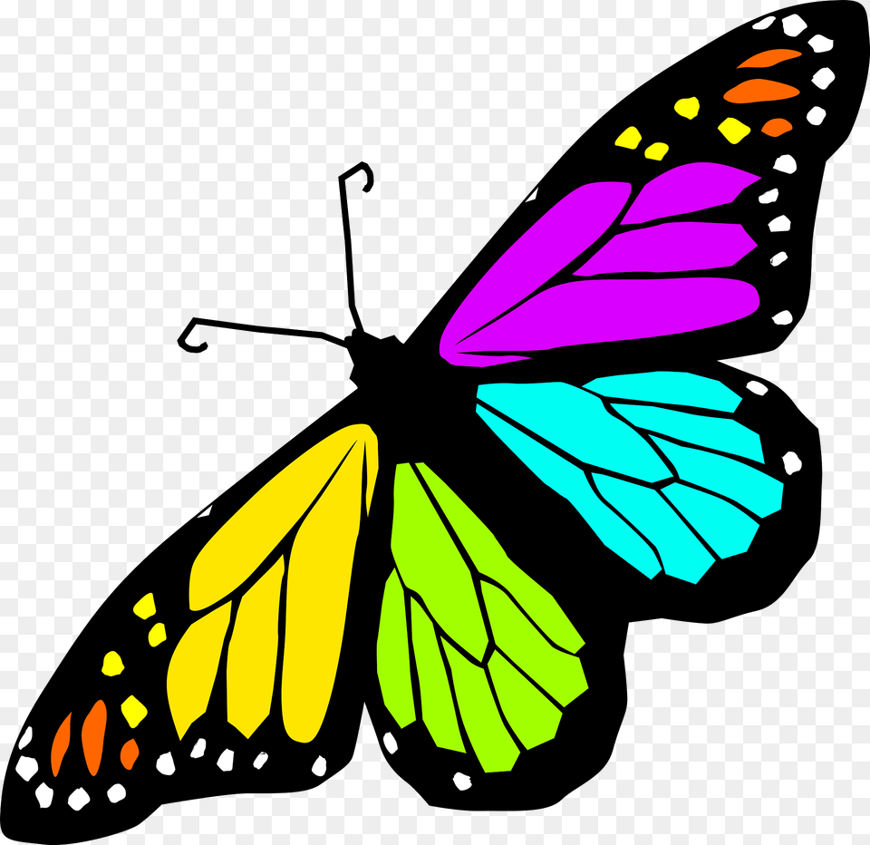 Butterfly Clipart, Animal, Insect, Invertebrate, Monarch Png Image