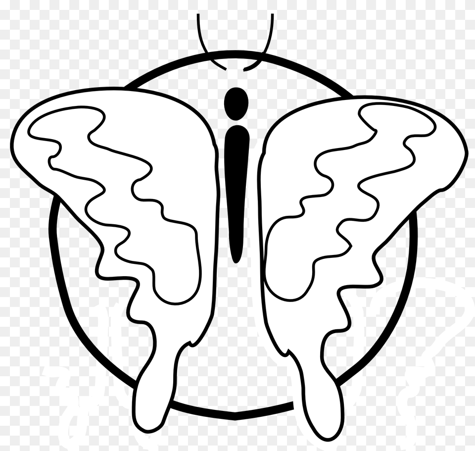 Butterfly Clipart, Stencil, Ct Scan, Animal, Kangaroo Png Image