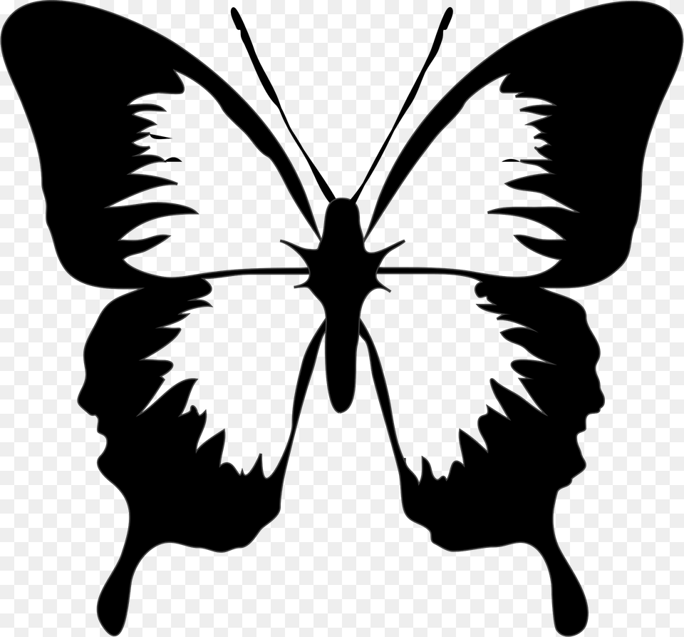 Butterfly Clipart, Stencil, Person, Flower, Plant Free Png