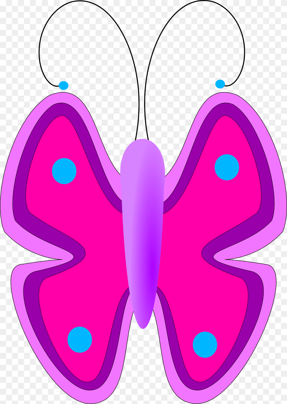 Butterfly Clipart, Purple, Light Png