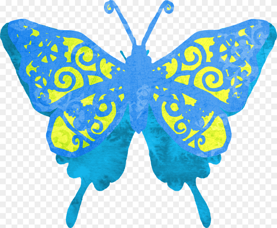 Butterfly Clipart Blue Green Cute Flying Wings Butterfly Designs Background, Accessories, Person, Art, Turquoise Png Image