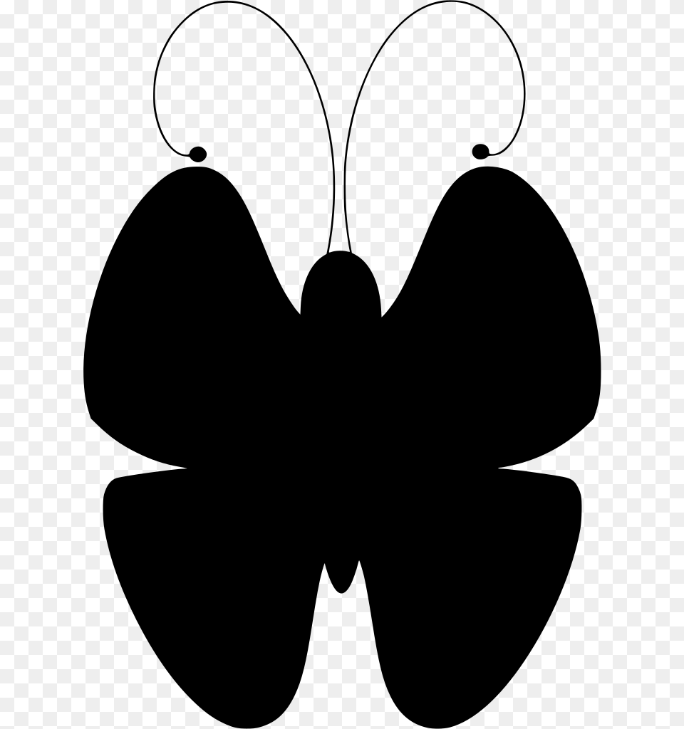Butterfly Clipart Butterfly, Gray Free Png Download